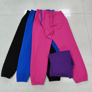 Pantalon de survêtement de luxe 100 % coton de qualité supérieure pour homme, style streetwear, hip-hop, personnalisé, avec impression en relief, coupe lourde - Product Image 1