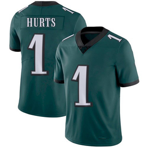 Maillot de football 26 Saquon Barkley Jason Kelce 1 Jalen Hurts Marron Vert Kelly 6 DeVonta Smith Brian Dawkins Haason Reddick - Product Image 1