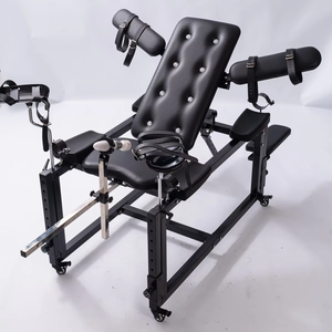 Sedia per Bondage con Supporto per Vibratore AV, Coppa per Masturbazione, Divaricatore per Gambe, Manette, Macchina Erotica, Arredamento BDSM per Donne e Uomini - Product Image 2