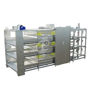 China Rolling Chicken Coop H Frame Automatic Boriler Cages Manufacturing High-Quality Automated Chicken Broiler Cage