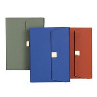 Coffret Cadeau Luxe Carnet A5 Rigide en Cuir PU avec Logo Personnalisé, Journal d'Affaires et Stylo Roller Élégant pour le Bureau