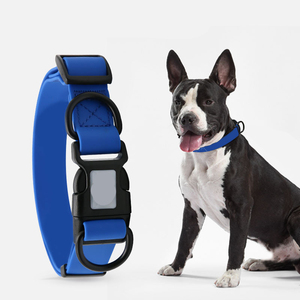 Correas de Seguridad de Liberación Rápida Amarillo Claro para Perros Pequeños, <span class=keywords><strong>Collar</strong></span> para Mascotas Recubierto de PVC Plástico Sólido - Product Image 2
