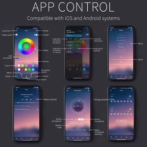 Lámpara Proyector LED RGB de 16 Colores con Control Remoto por Aplicación, Proyección de Atmósfera, Luz de Atardecer para Decoración de Fondo en Hogar, Dormitorio, Tienda - Product Image 4