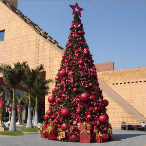 ต้นคริสต์มาสขนาดยักษ์พับได้แบบตั้งได้ต้นคริสต์มาสประดิษฐ์พร้อมเครื่องประดับ - Product Image 5