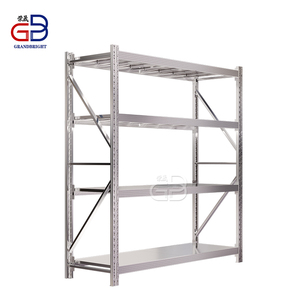 מתלי אחסון כבד נירוסטה כבדים משמשים לפתרון אחסון בלעדי עבור סחורות כבדות במחסנים תעשייתיים - Product Image 1