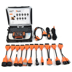Kit de diagnostic pour véhicules lourds, ordinateur portable CF19, scanner X-truck Y009 HDD CAN-BUS pour camion et excavatrice Renault - Product Image 1