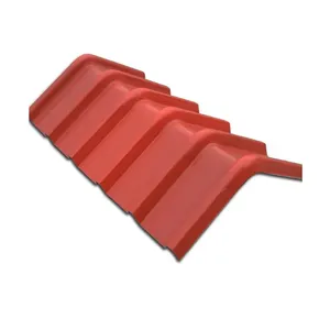 0.3mm DX52D prepainted galvanized metal color coated steel roofing ridge for Afrcia