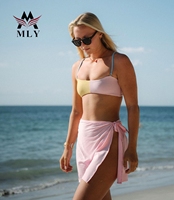 Dames Patchwork Badmode Strandkleding Sexy Vierkante Hals Spaghettibandjes Designer Custom Bikini
