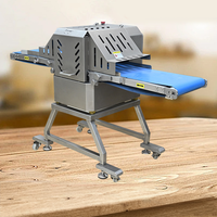 Machine de découpe de viande de porc entièrement automatique à bandes parallèles, machine à trancher la viande commerciale pour viande fraîche, poisson et poitrine de canard