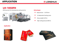 Machine de pliage et de découpe automatique électrique LONGHUA 1050FH