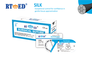 เย็บแผลผ่าตัดผลิตผ้าไหมไนลอนโพลีโพรพิลีนที่ไม่สามารถดูดซึมได้เย็บด้วยเข็ม - Product Image 5