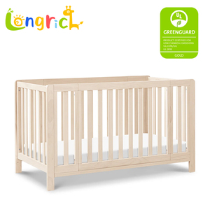 Culla per Neonati Regolabile in Legno, <span class=keywords><strong>Lettino</strong></span> Convertibile per Bambini, Culla per Bambini in Legno Massello - Product Image 3