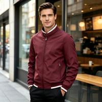 Blouson aviateur homme personnalisé avec logo OEM, léger, coupe-vent, fermeture éclair intégrale, style baseball, vente en gros