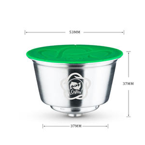 Cafetera de Acero Inoxidable, Ecológica y Sostenible, Nueva Versión, Cápsulas de Espresso Recargables, Cafetera <span class=keywords><strong>Dolce</strong></span> <span class=keywords><strong>Gusto</strong></span> - Product Image 5