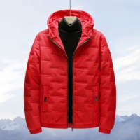 Nouvelle veste pour homme avec logo personnalisé, veste d'hiver tendance, veste épaisse et chaude pour homme, veste en duvet moelleuse surdimensionnée pour homme
