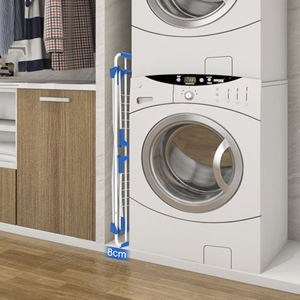 Nouveau produit : Étendoir à linge <span class=keywords><strong>télescopique</strong></span> en métal pour extérieur, <span class=keywords><strong>étagère</strong></span> à serviettes, pliable, <span class=keywords><strong>extensible</strong></span>, gain de place, moderne, pour la salle de lavage - Product Image 5