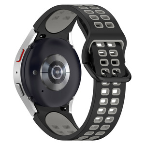 Correa de Reloj Deportiva de Silicona Suave de Doble Color y Liberación Rápida, Repuesto para Samsung Galaxy Watch 3 4 5 6 <span class=keywords><strong>7Pro</strong></span> Classic - Product Image 1