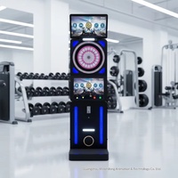 Nouvelle Machine de Fléchettes Électronique avec Écran Publicitaire, Équipement Sportif, Enregistrement des Scores, Jeu d'Arcade à Monnayeur en Métal