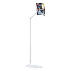 Support de <span class=keywords><strong>téléphone</strong></span> <span class=keywords><strong>flexible</strong></span> sur pied pour enregistrement de vidéos culinaires, <span class=keywords><strong>trépied</strong></span> de sol réglable pour lecture de tablettes au chevet - Product Image 1