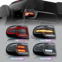 JOP4X4 Nouvelles feux arrière LED RGB pour FJ Cruiser 2007-2017, étanches IP68, 3000 lumens