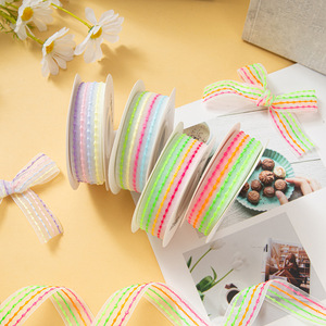Rollo Grande de Tela de Tul Arcoíris para Manualidades, Lazos para el Cabello, Accesorios, Decoración de Ropa y Calcetines, Cinta de Tul al por Mayor - Product Image 1
