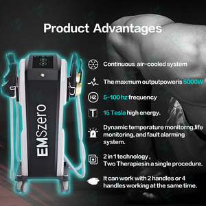 Offre Spéciale : Appareil de Stimulation Musculaire Électronique EMS EMT à 4 Poignées, 15 <span class=keywords><strong>Tesla</strong></span>, 5000W Haute Puissance, pour Usage Professionnel en Salon – Machine de Musculation EMS - Product Image 6