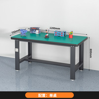 Banc de travail en acier SPCC antistatique robuste, table d'assemblage ESD, poste de travail d'atelier pour réparation et inspection, ligne de production OEM OBM