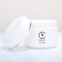 Pot de crème Boîte de cosmétiques Boîte d'emballage Masque Bocaux Pommade Sous Bouteille PP Plastique Emballage de soins de la peau personnalisé Sérigraphie