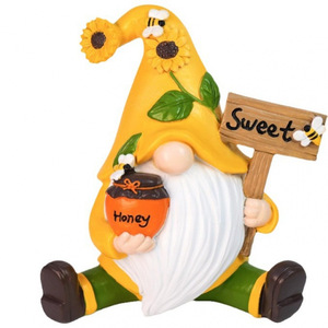 ตุ๊กตาเรซิ่นรูปดอกทานตะวันสีเหลือง ของตกแต่งสวนกลางแจ้ง ของตกแต่งโต๊ะ ของขวัญงานฝีมือ - Product Image 5