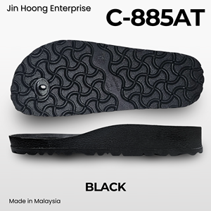 Sandalias Jin Hoong para Niños C-885AT, Suela de PVC Negra, Ligeras, Duraderas, Antideslizantes, Altamente Elásticas, Resistentes al Agua, 38 mm - Product Image 3