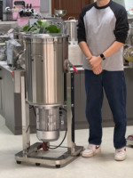 GOOPIKK Commerciële 45L Capaciteit 3000W Voedselverwerker Mixer 2800RPM Verticale Voedselprocessor voor Groenten Fruit Hummus Pindapasta