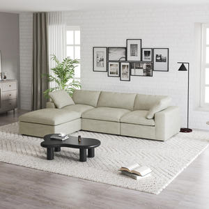 Sofá Suave para Sala de Estar Diseñado para Sentarse Relajado, con Cojines Cómodos, Soporte Equilibrado y Comodidad Diaria en el Hogar - Product Image 6