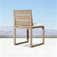 Ensemble de table et de chaises d'extérieur modernes, ensemble de meubles de jardin de luxe, chaises de salle à manger pour cour, meubles de jardin modernes