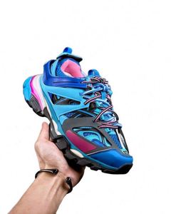 TRACK Sneakers unisexes élégantes et légères, chaussures de course respirantes en mesh, chaussures de marche décontractées confortables, Balenciagaess - Product Image 5