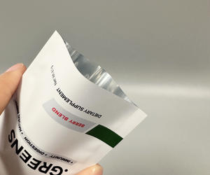 Piccolo Logo personalizzato con sigillo a tre lati bustina integratore di proteine in polvere sacchetto per campione singolo vuoto - Product Image 3