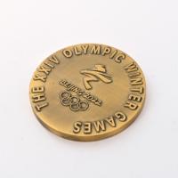 Pièces commémoratives en laiton antique moulé sous pression, médailles personnalisées pour les célébrations d'ensembles de réalisations d'entreprise