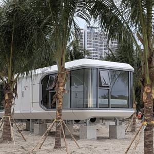 Modules hôteliers innovants en forme <span class=keywords><strong>de</strong></span> capsule spatiale pour les centres d'éco-tourisme et les sites <span class=keywords><strong>de</strong></span> glamping, pour un logement préfabriqué portable - Product Image 2