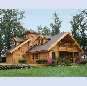 Personnalisable, 2 étages, grande et grande maison préfabriquée en bois/ferme/villa/chalet