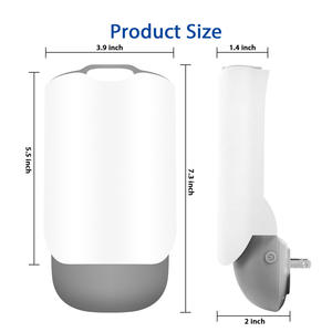 モスキートキートキラーランプ,屋内非毒性粘着トラップ,小型ナイトライト付きの多機能フライング昆虫トラップ - Product Image 6