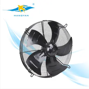 22 "550mm 380V 280W yüksek kaliteli endüstriyel harici Rotor Net kapak eksenel Fan