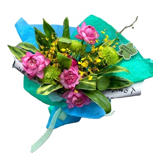 CALOR new hand kneading paper flower wrapping paper floral gift box paper new colors