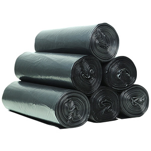 E-Clean Garbage Bags Black Thickened Flat <b>Opening</b> Large Size For Home Hotels Restaurants Factory Wholesale - Product Image 2