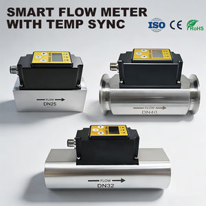 Pengukur aliran air <span class=keywords><strong>Turbo</strong></span> elektronik baja tahan karat RS485 pemancar kontrol aliran air kustom untuk dukungan OEM minyak - Product Image 1