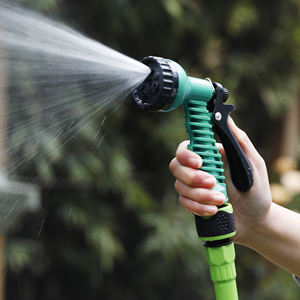 Tuyau d'arrosage plat en plastique léger de 15 m pour travaux de jardinage et enrouleur - Product Image 6