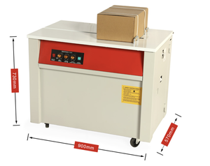 Machine d'emballage automatique SPK-B1 avec moteur hydraulique et pompe PLC pour sangles PP, idéale pour l'emballage de cartons et de bois - Product Image 4