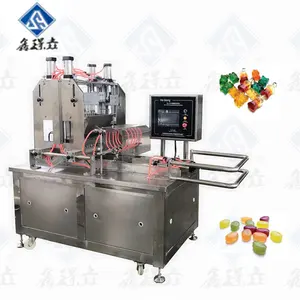 Machine de fabrication de bonbons à petite échelle 50 kg/h Machine à verser des bonbons ours Machine à bonbons gommeux ananas