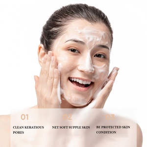 Nettoyant visage personnalisé avec logo d'usine, mousse nettoyante dense aux acides aminés pour le soin de la peau - Product Image 5