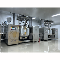 Mélangeur sous vide ABB de 1000 L avec homogénéisateur pour cosmétiques et produits chimiques, puissance de 30 kW