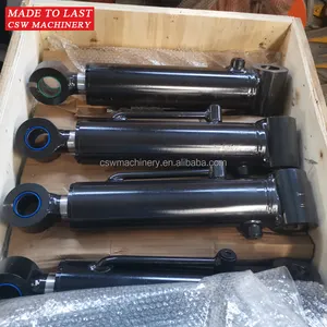 Customized hydraulic cylinder for excavator attachments