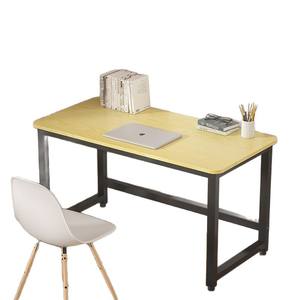 Escritorio de Computadora con Superficie de Madera, Moderno, Minimalista, Rectangular, para Oficina, Hogar, Estudio, Dormitorio, Habitación de Alquiler, Diseño Simple - Product Image 5